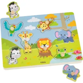 viga-puzzle-dzwiekowe-dopasuj-zwierzeta-egzotyczne
