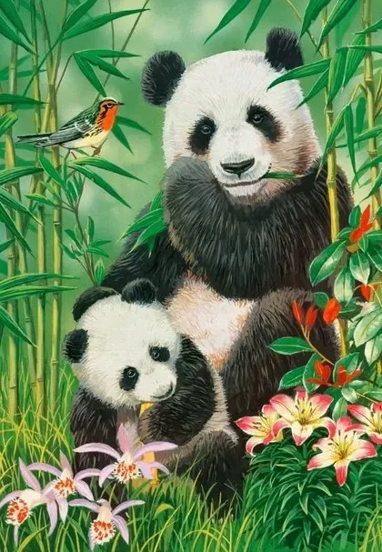 puzzle-1000-elementow-panda-brunch-castor