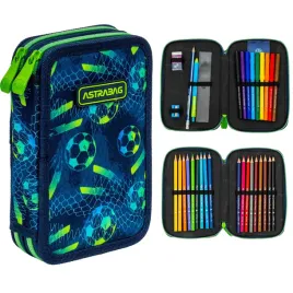 astrabag-piornik-szkolny-dwukomrowy-wyposazenie-kredki-pisaki-football
