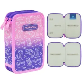 astrabag-piornik-szkolny-dwukomorow-y-bez-wyposazenia-kitty-ombre