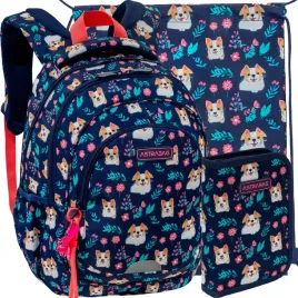 astrabag-plecak-szkolny-mlodziezowy-dla-dziewczynki-corgi-zestaw-3w1