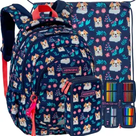 astrabag-plecak-szkolny-mlodziezowy-dla-dziewczynki-corgi-zestaw-3w1