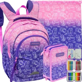 astrabag-plecak-szkolny-mlodziezowy-dla-dziewczynki-kitty-ombre-zestaw-3w1