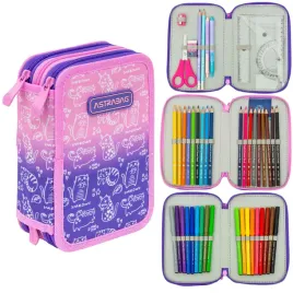 astrabag-jumbo-piornik-szkolny-trzykomorowy-wyposazenie-kitty-ombre