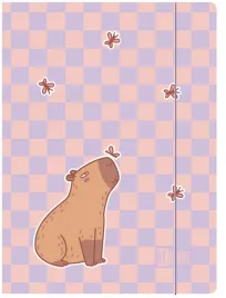 st-right-teczka-z-gumka-a4-na-rysunki-prace-szkolne-chill-capybara