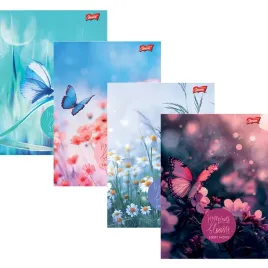 zeszyt-szkolny-a5-96-kartek-w-kratke-butterfly-meadow-4-sztuki