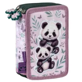 piornik-szkolny-z-wyposazeniem-trzykomorowy-kredki-pisaki-panda-11