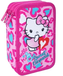 coolapck-hello-kitty-piornik-potrojny-z-wyposazeniem-kredki-pisaki-rozowy