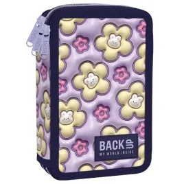 backup-piornik-szkolny-trzykomorowy-wyposazenie-kredki-pisaki-flower