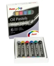 pentel-pastele-olejne-6-kolorow-metaliczne