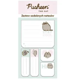 pusheen-zestaw-5-ozdobny-notesow-karteczki-samoprzylepne-mini-kotorozec
