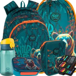 coolpack-plecak-szkolny-mlodziezowy-piornik-worek-zestaw-5-elementow-bear