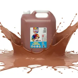 otocki-kriscom-farba-plakatowa-szkolna-duza-butleka-5000-ml-brazowa-xxl