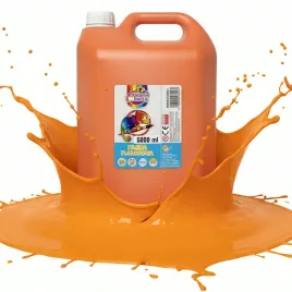 otocki-kriscom-farba-plakatowa-szkolna-duza-butleka-5000-ml-oranz-xxl