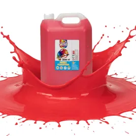 otocki-kriscom-farba-plakatowa-szkolna-duza-butleka-5000-ml-czerwona-xxl