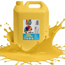 otocki-kriscom-farba-plakatowa-szkolna-duza-butleka-5000-ml-zolta-xxl