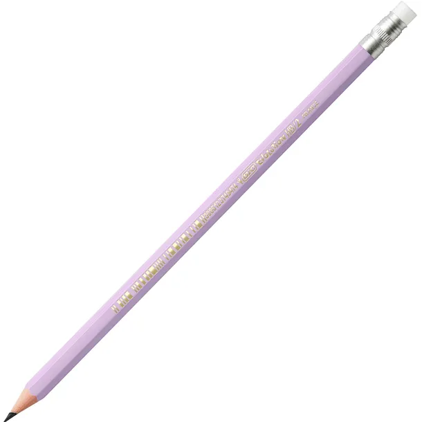 BIC EVOLUTION PASTEL HB OŁÓWEK NIEŁAMLIWY Z GUMKĄ WYTRZYMAŁY 1 sztuka