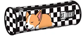 st-right-piornik-szkolny-saszetka-tuba-szachownica-sleepy-corgi