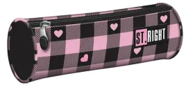 st-right-piornik-szkolny-tuba-saszetka-pink-checkered