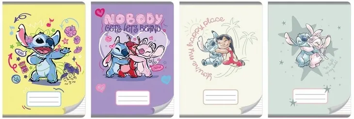 BENIAMIN ZESZYT SZKOLNY A5 16 kartek kolorowe trzy linie STITCH