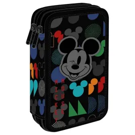 coolpack-piornik-szkolny-dwukomorowy-wyposazenie-kredki-flamastry-mickey