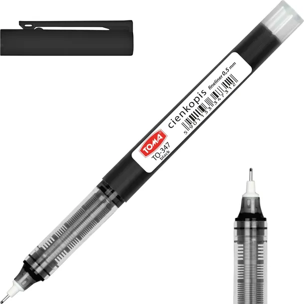 TOMA CIENKOPIS KAPILARNY 0,5MM CZARNY