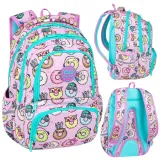 coolpack-plecak-szkolny-mlodziezowy-dla-dziewczynki-happy-donuts-rozowy-liczba-kieszeni-3