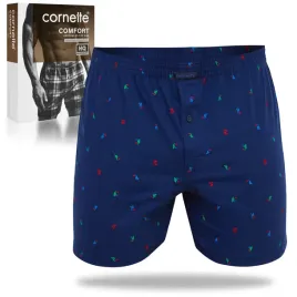 cornette-bokserki-luzne-meskie-comfort-bawelniane-1-sztuka-002-314-roz-m