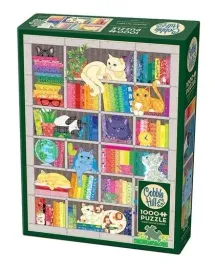 puzzle-1000-koty-i-ksiazki-cobble-hill