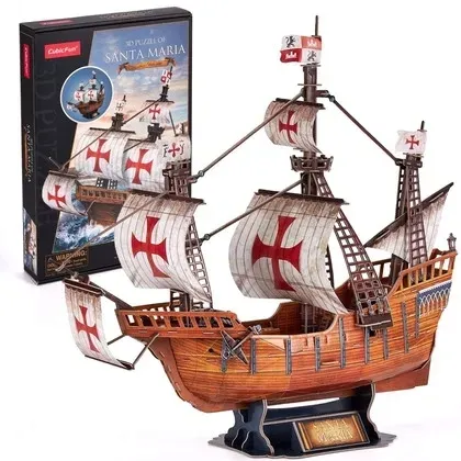 puzzle-3d-santa-maria-cubicfun