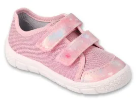 trampki-dziewczece-buty-kapcie-na-rzep-tenisowki-befado-908p001-r-26-pink
