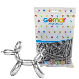 balony-modeliny-srebrny-gemar-100-szt