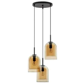 lampa-wiszaca-szklana-bonao-le42643-czarna-bursztynowa