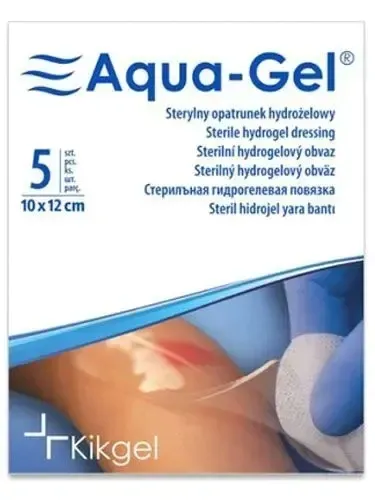 Opatrunek hydrożelowy AQUA-GEL 10 x 12 cm szt KICKGEL