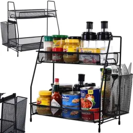 polka-kuchenna-organizer-kuchenny-stojacy-dwupoziomowy-loft-z-koszyczkiem