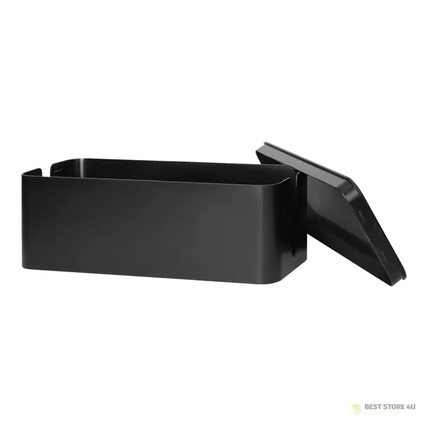 organizer-do-kabli-cable-box-l-czarny-waga-z-opakowaniem-1-5-kg