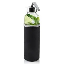 butelka-na-wode-szklana-z-pokrowcem-czarna-490-ml