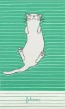 notes-feline-fine-bold-green-santoro