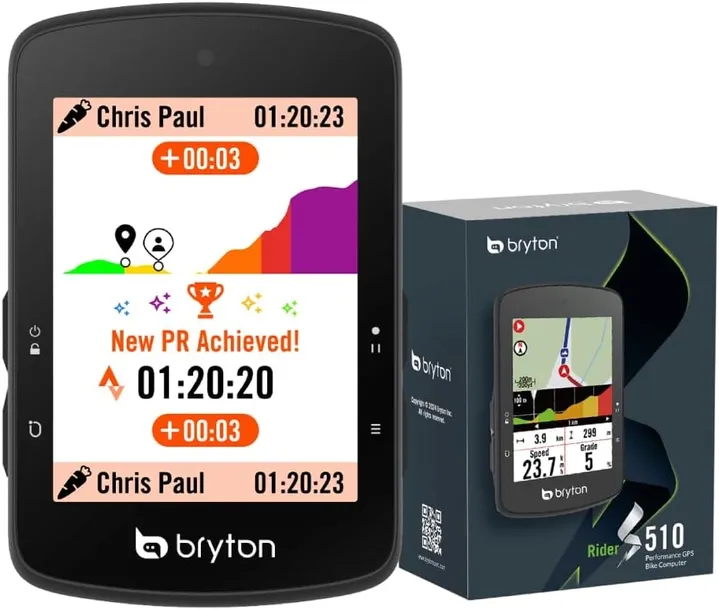 Nawigacja rowerowa Bryton Rider S510 dotykowy ekran