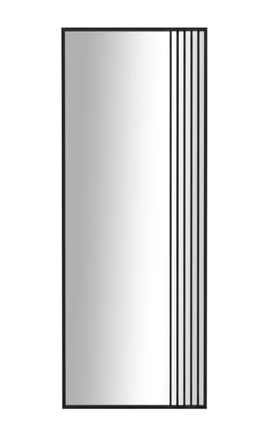 Lustro prostokątne w ramie ze szprosami 160x60 cm Czarne BD Art