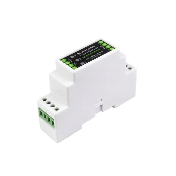 Konwerter TTL do RS232 z izolacją galwaniczną montaż DIN Waveshare