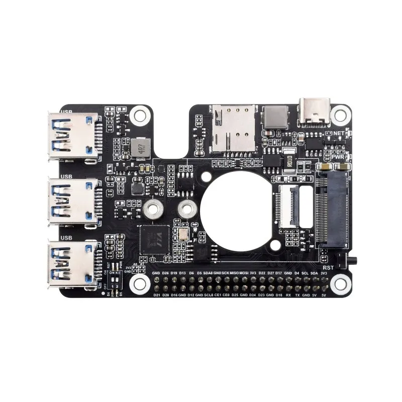 adapter-pcie-dla-gsm-simcom-quectel-4g-5g-i-usb-hat-dla-raspberry-pi-5-stan-nowy