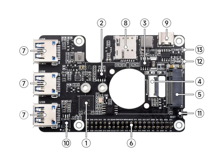 adapter-pcie-dla-gsm-simcom-quectel-4g-5g-i-usb-hat-dla-raspberry-pi-5-stan-nowy-rodzaj-modul-rozszerzajacy