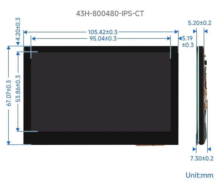 lcd-do-raspberry-43h-ips-ct-dpi-ekran-dotykowy-stan-nowy-producent-waveshare