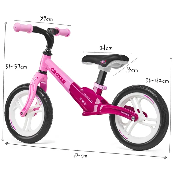 rowerek-biegowy-croxer-titanium-pro-pink-stan-nowy-marka-croxer