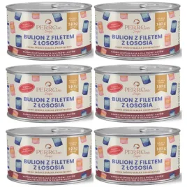 bulion-dla-psa-i-kota-perro-filet-z-lososia-zestaw-6x140g
