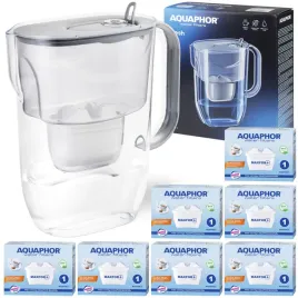 dzbanek-filtrujacy-wode-aquaphor-fresh-32l-szary-z-7-wkladami-maxfor