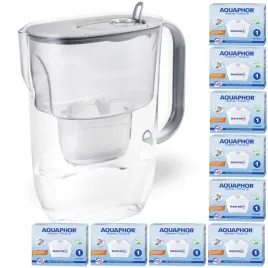 dzbanek-filtrujacy-wode-aquaphor-fresh-32l-szary-z-10-wkladami-maxfor