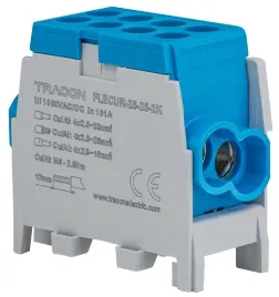 tracon-zlaczka-kompaktowa-na-szyne-niebieska-101a-flecur-25-25-2k