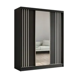 szafa-przesuwna-ubraniowa-180-cm-z-lustrem-czarna-lamele-biale-nela180